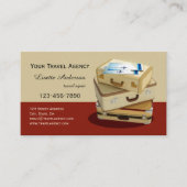 Vintage Kofferraumkarte Visitenkarte (Vorderseite)