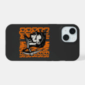 vintage Kohlenbergmann iPhone 15 Hülle (Rückseite (Horizontal))