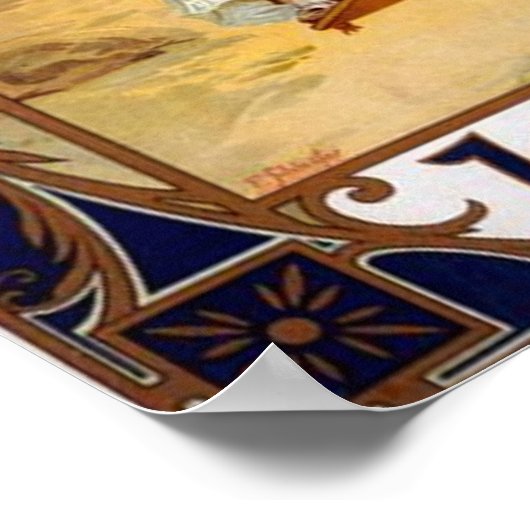 Vintage Kohler Chocolat-Werbung Poster (Ecke)