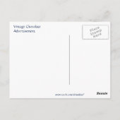 Vintage Kohler Chocolat-Werbung Postkarte (Rückseite)