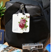 Vintage-Kohlrose-Eleganz-Gepäckanhänger Gepäckanhänger