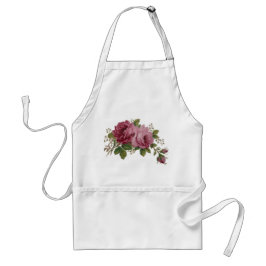 Vintage-Kohlrose-Eleganz Schürze