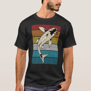 Vintage Koi-Fisch Japanischer Karpfen Asiatisch Ja T-Shirt