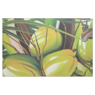 Vintage Kokosnuss-Palme tropisch Stoff