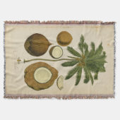 Vintage Kokospalme Decke (Vorderseite)