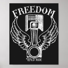 Vintage Kolbenrücklaufflügel Poster