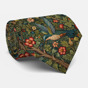 Vintage Kolibri Art Nouveau Boho Chic Krawatte