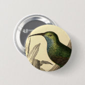 Vintage Kolibri-Button Button (Vorne & Hinten)