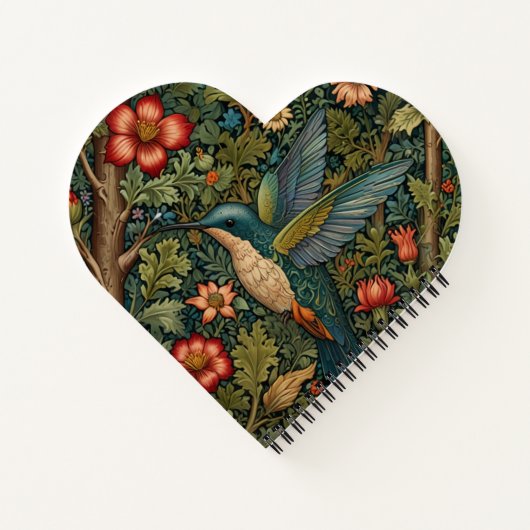 Vintage Kolibrik Notizblock (Rückseite)