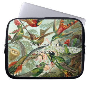 Vintage Kolibris Laptopschutzhülle