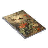 Vintage Kolibris Notizblock (Rechte Seite)