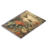 Vintage Kolibris Notizblock (Linke Seite)