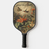 Vintage Kolibris Pickleball Schläger (Rückseite)