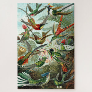 Vintage Kolibris von Ernst Haeckel Puzzle