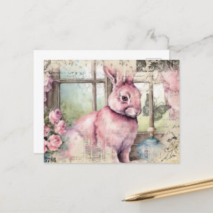 Vintage Kollage Postkarte