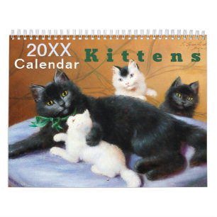 Vintage-Kollektion süßer Kätzchen  Kalender