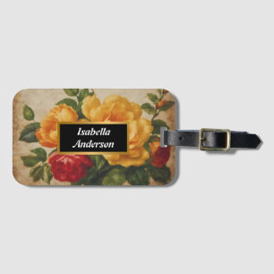 Vintage Kollektion Wasserfarben Gepäckanhänger