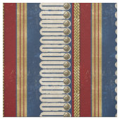 Vintage Kolonial Messing und Litze ID1309 Stoff (Muster)
