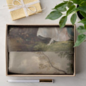 Vintage Kolonialzeit aus dem 19. Jahrhundert Antik Seidenpapier (Geschenk)