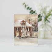 Vintage Kolonialzeit Feiertagspostkarte (Stehend Vorderseite)