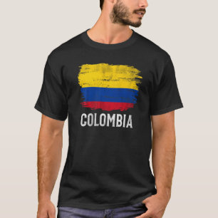 Vintage kolumbianische Flagge für Kolumbien T-Shirt