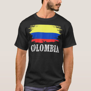 Vintage kolumbianische Flagge I Liebe Kolumbien T-Shirt