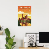 Vintage Kolumbus Poster (Heimbüro)
