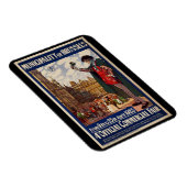 Vintage Kommerzielle Messe Brüssel Magnet (Rechte Seite)