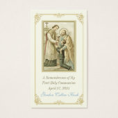 Vintage Kommunion Katholische Erinnerung an die He (Vorderseite)