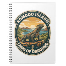 Vintage Komodo Island Nationalpark Indonesien