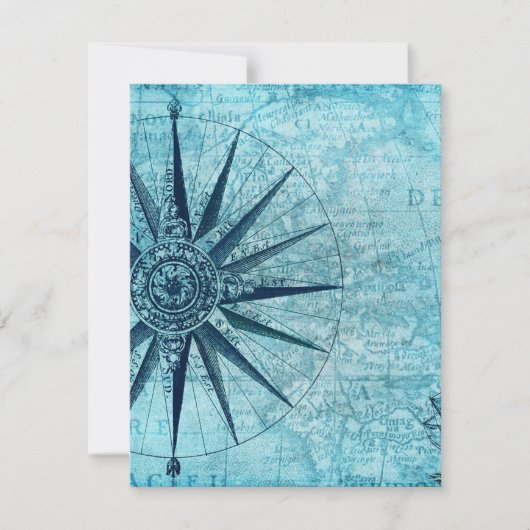 Vintage Kompass-Karte (Vorderseite)