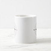 Vintage Kompassrose Kaffeetasse (Mittel)