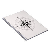 Vintage Kompassrose Notizblock (Rechte Seite)