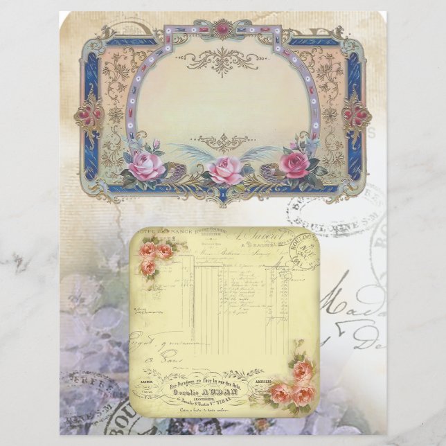 Vintage, komplexe Designzeichen (Vorderseite)