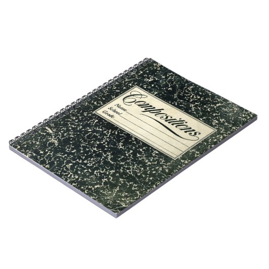 Vintage Kompositionen Notizblock (Linke Seite)