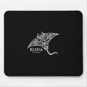 Vintage Kona Hawaii Manta Ray Jungen Mädchen Souve Mousepad