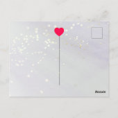 Vintage Königin des Herzens Postkarte (Rückseite)