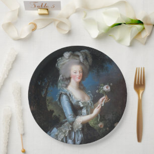 Vintage Königin Marie Antoinette von Frankreich Pappteller