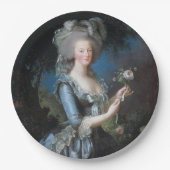 Vintage Königin Marie Antoinette von Frankreich Pappteller (Vorderseite)