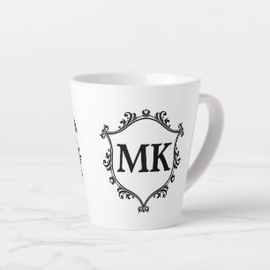 Vintage königliches Schild personalisierter Name M Milchtasse