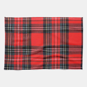 Vintage königliches Tartan Geschirrtuch