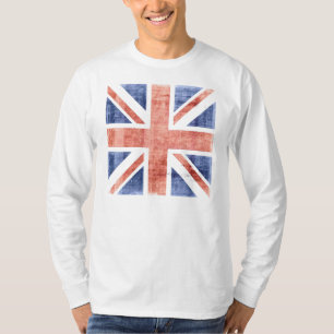 Vintage Königreich-Flagge 2 T-Shirt