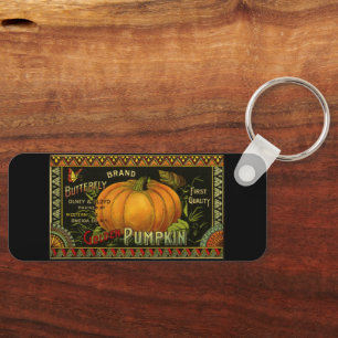 Vintage können Kunst etikettieren, Schmetterling K Schlüsselanhänger