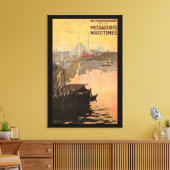 Vintage Konstantinopel Reisewerbung Leinwanddruck (Insitu (Wohnzimmer))