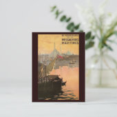 Vintage Konstantinopel Reisewerbung Postkarte (Stehend Vorderseite)