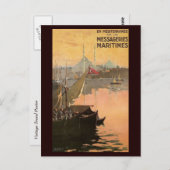 Vintage Konstantinopel Reisewerbung Postkarte (Vorne/Hinten)