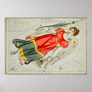 Vintage Konstellation Poster