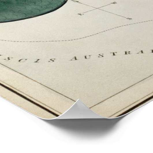 Vintage Konstellation Poster (Ecke)