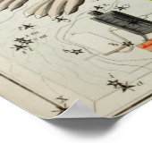 Vintage Konstellation Poster (Ecke)