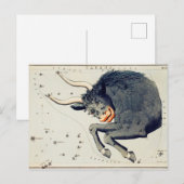 Vintage Konstellation Postkarte (Vorne/Hinten)